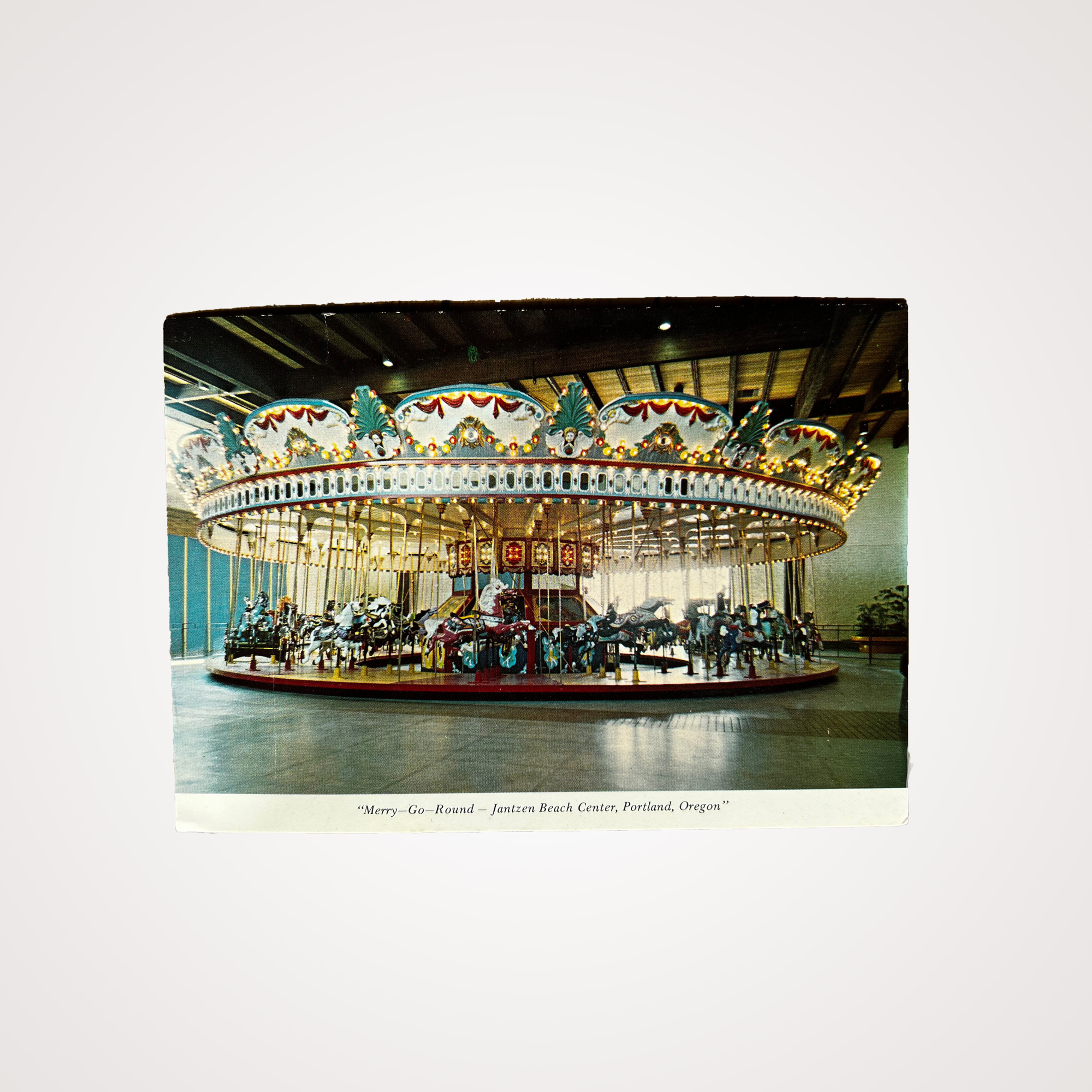 Classic Carousel Postcard