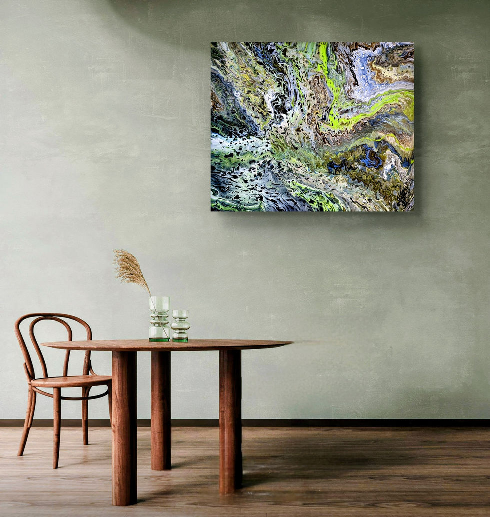 Mountain Range Vibes 2025 (120 x 100) exhibition 2