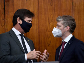 Deputado Clair trata sobre questões para hospital de Quinze de Novembro com deputado Van Hattem