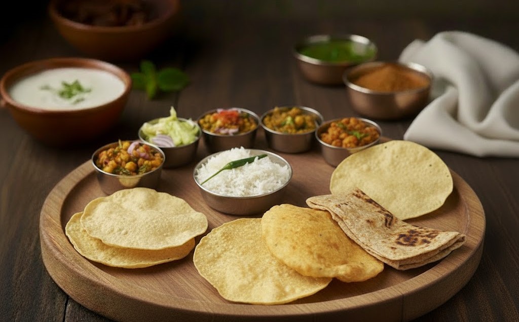 Arranged Food and Objects