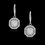 Thumbnail: Swarovski and CZ Crystal Deco Earrings
