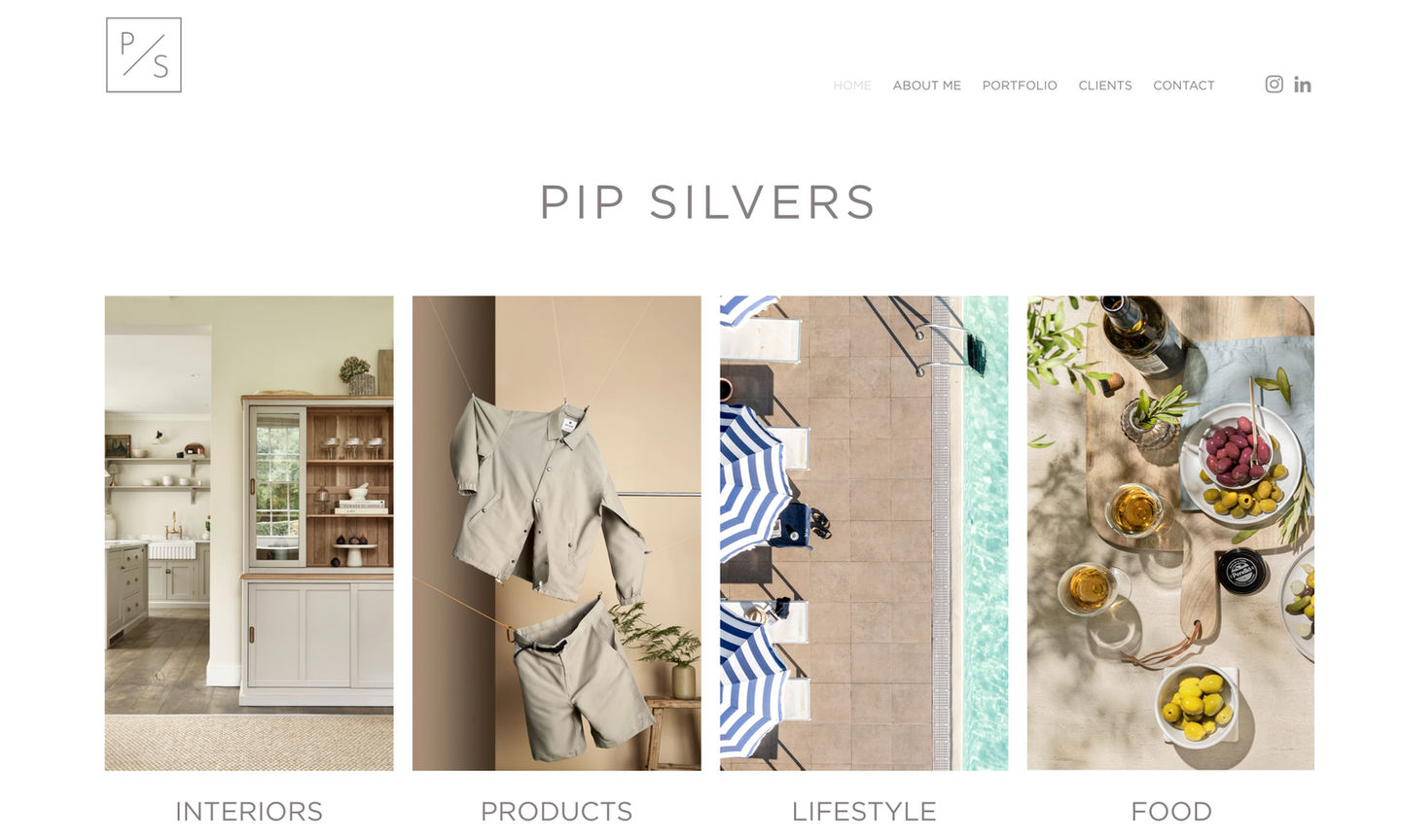 Pip Silvers Styling Website