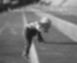 Little boy climbing stairs with quote