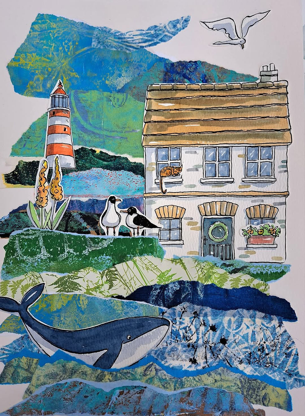 Judit Matthews - Fun with Collage & Mixed Media