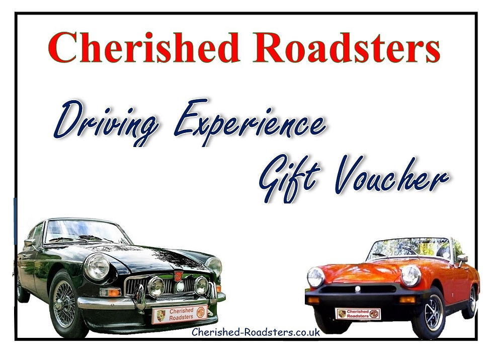 Cherished Roadsters Gift Voucher