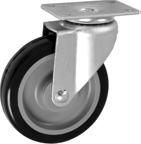 KM2029 - 4 x 1-1/4" Polyurethane on Poly Swivel Caster