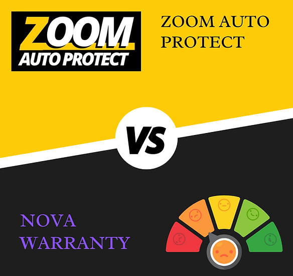 Nova Warranty Comparison With
Zoom Auto Protect