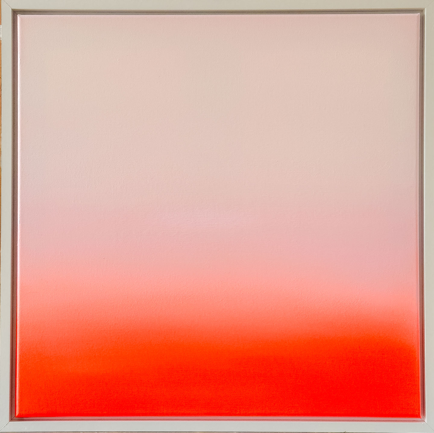 Abstrakte Malerei in Acryl mit Neonfarbverlauf – Unikat auf Leinwand 50x50 cm