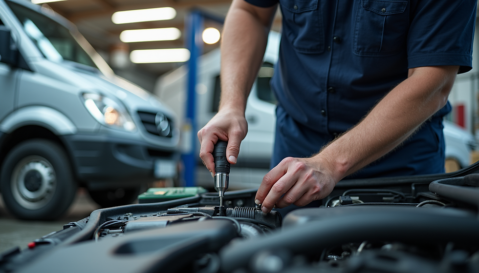 Mechanics for Sprinter van maintenance