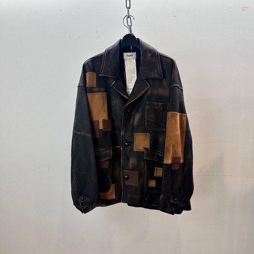 doublet【ダブレット】25AW09BL225 PATCHWORK LEATHER JAKET | ABSURD