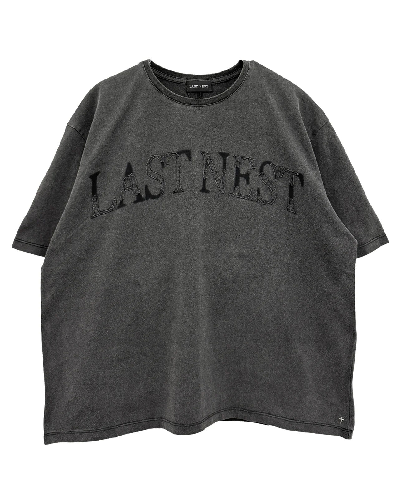 【LAST NEST / ラストネスト】Washed Arch Logo T-shirt