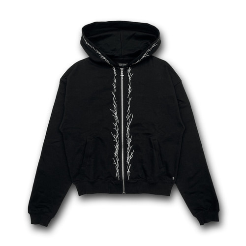 LAST NEST / ラストネスト 】Stick Embroidery Zip Hoodie | ABSURD