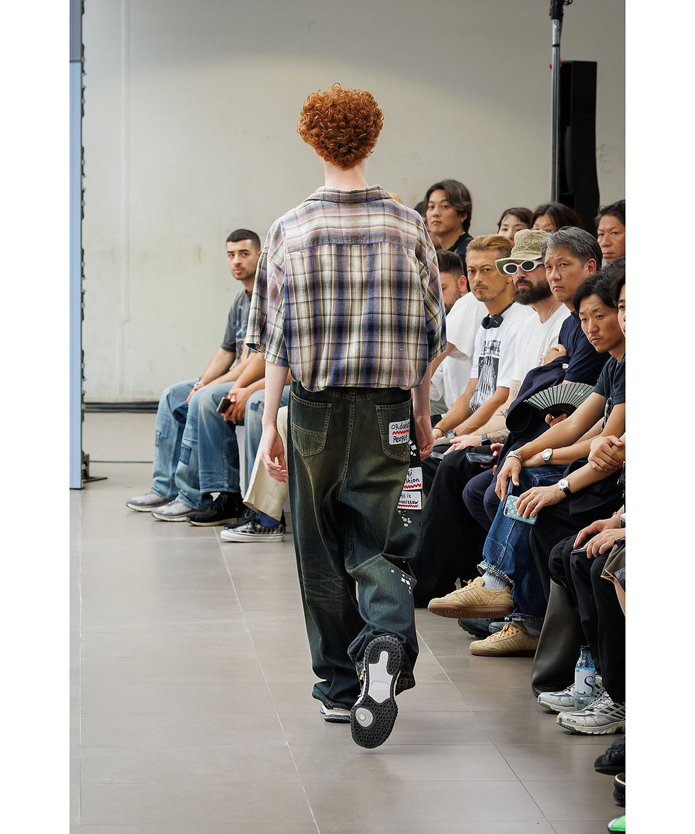 サムネイル： 【Maison MIHARA YASUHIRO/メゾンミハラヤスヒロ】Embellished Sticker Denim Pants