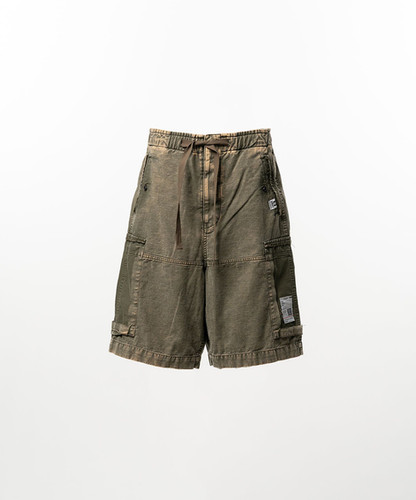 Maison MIHARA YASUHIRO/ミハラヤスヒロ】Cotton Satin Cargo Shorts