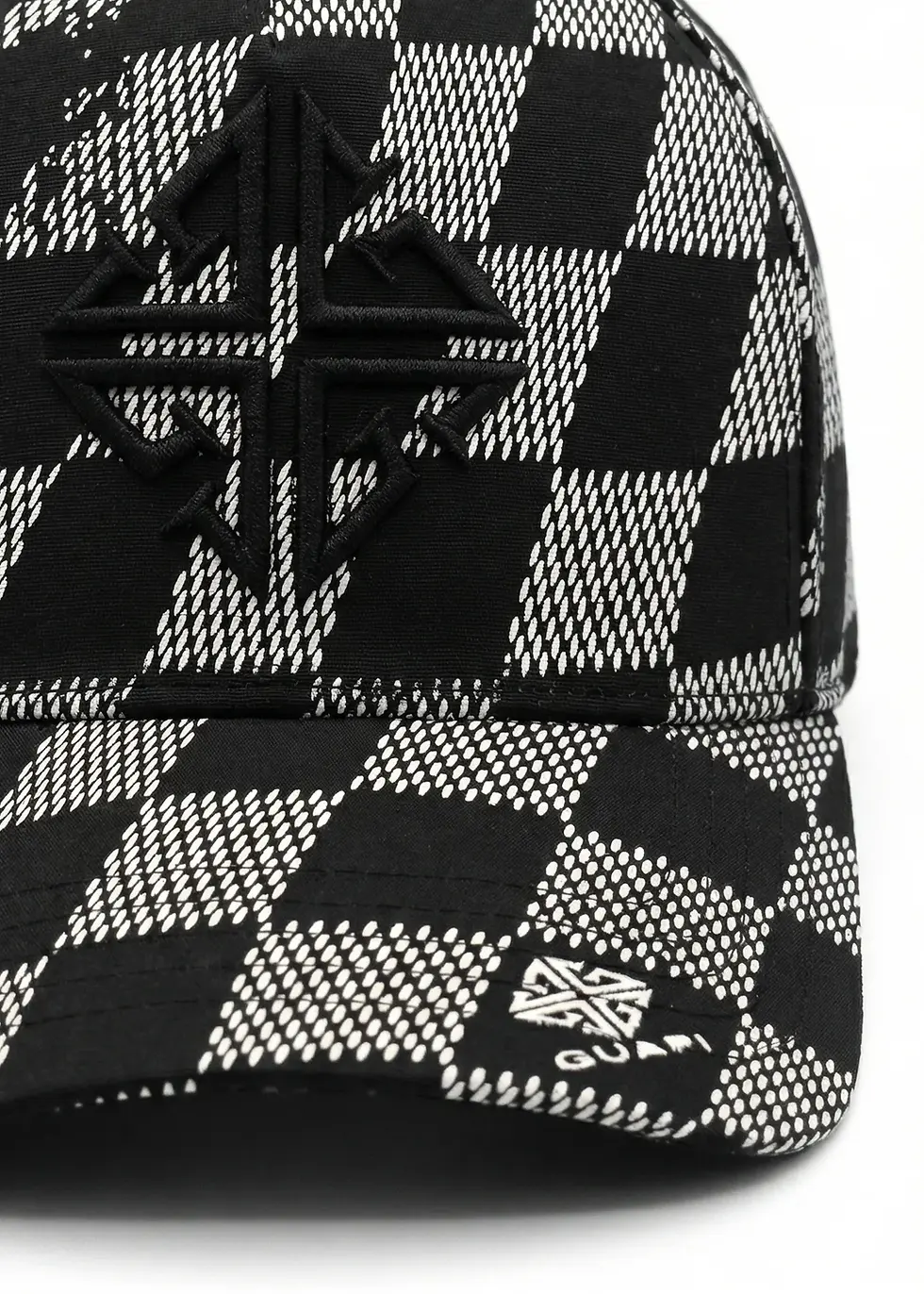 サムネイル： 【GUAPI / グアピ】 Obsidian Black Checkerboard Cap