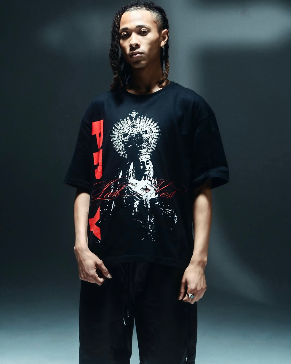 サムネイル： 【LAST NEST / ラストネスト】PRAY MARIA T-shirt