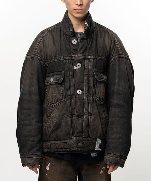 Maison MIHARA YASUHIRO/メゾンミハラヤスヒロ】Puffer Denim Jacket
