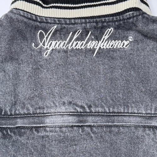 a good bad influence / アグッドバッドインフルエンス】DENIM VARSITY