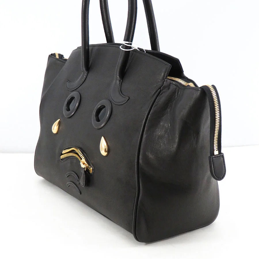 サムネイル： 【 doublet / ダブレット 】PLEADING EMOJI LEATHER BAG