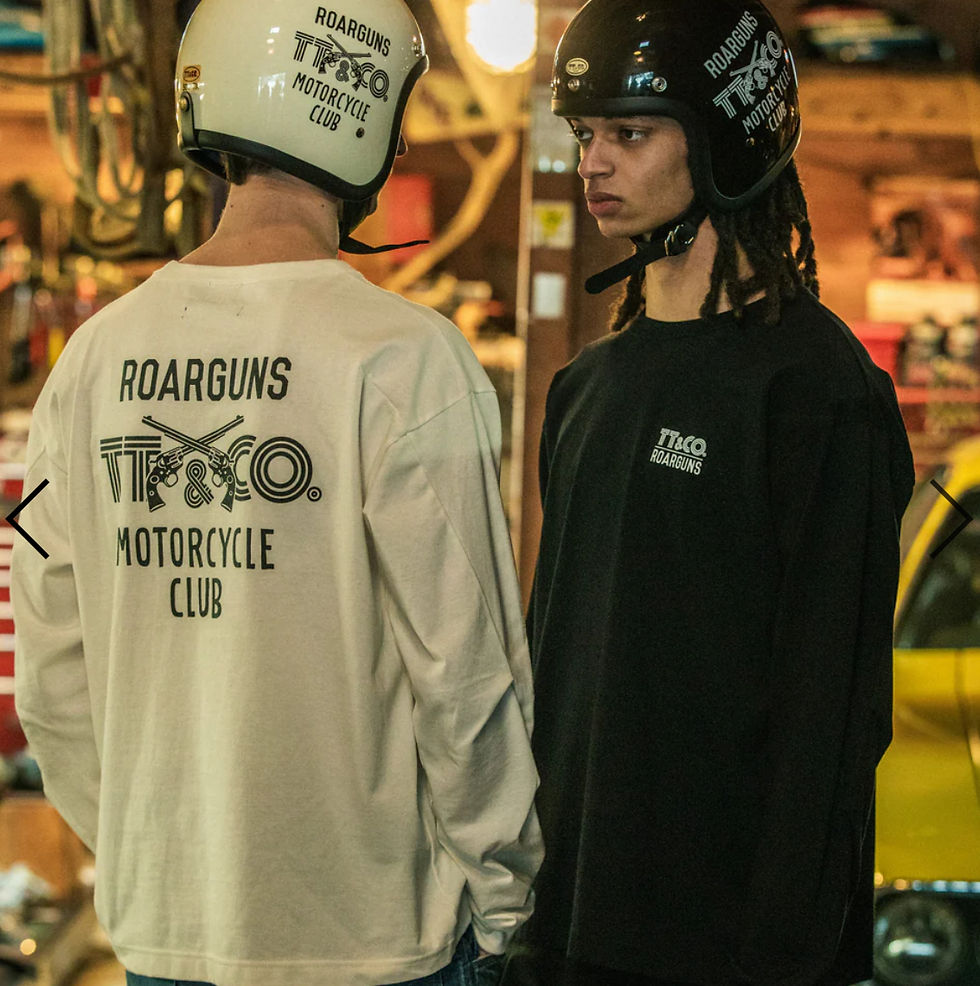 サムネイル： 【roarguns/ロアーガンズ】TT&CO. CROSSGUN LOGO T-SHIRT