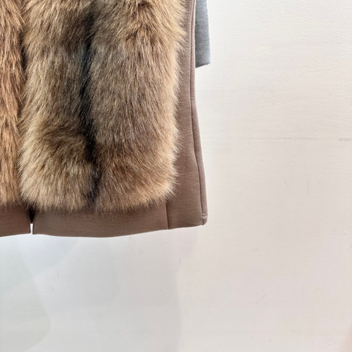 PRANK PROJECT プランクプロジェクトFur Trimmed Vest 25AW】PRANK PROJECT プランクプロジェクト / Fur Trimmed Vest