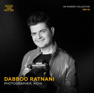 Dabboo Ratnani | Good Ads Matter, India's Top 1%
