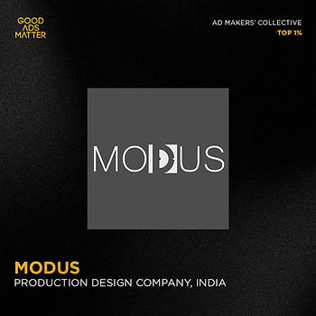 Modus | Good Ads Matter, India's Top 1%