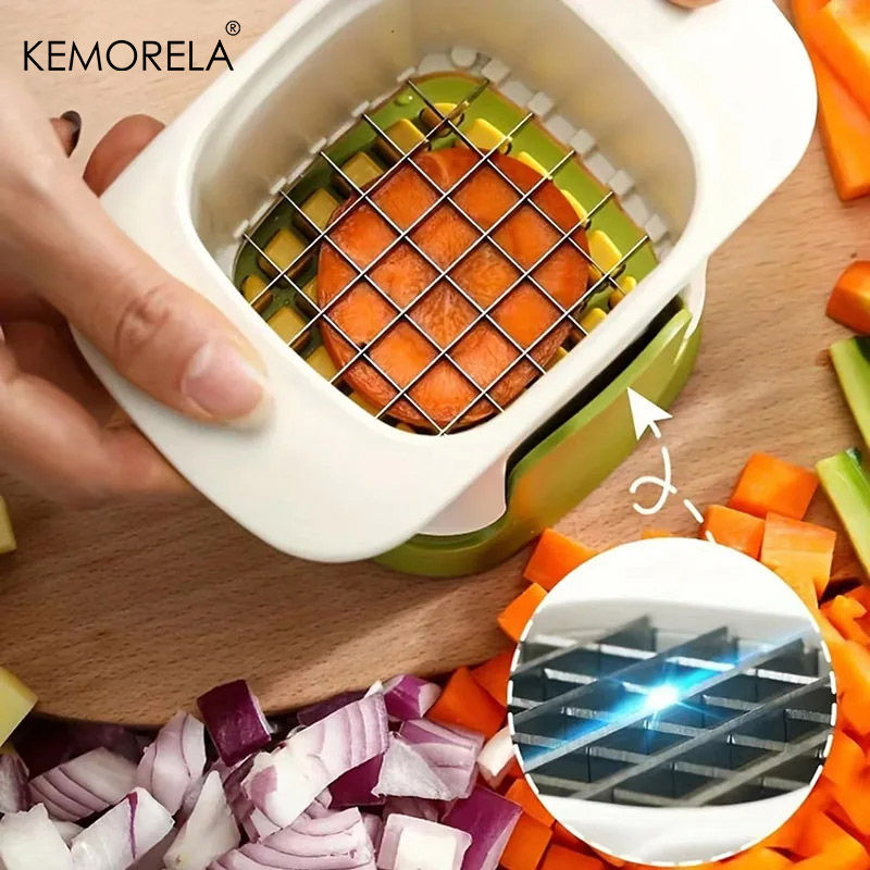 Miniatura:  1 pçs multifuncional picador de legumes cebola dicer batatas fritas cortador c
