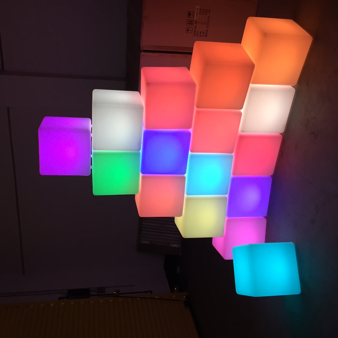 led cube hire stunning
