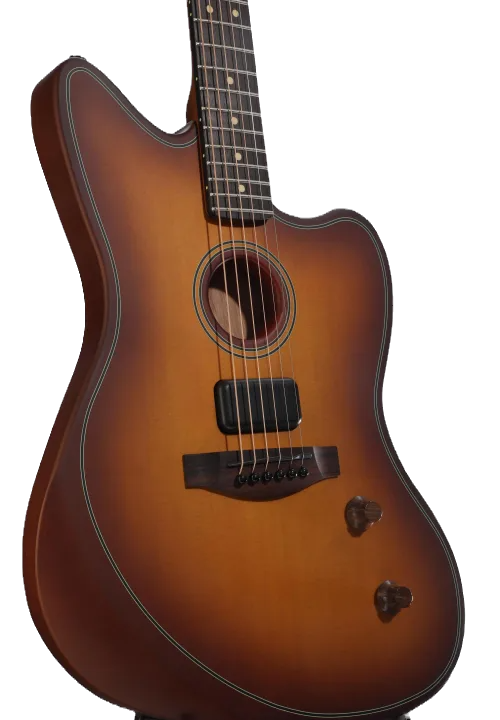 Fender Acoustasonic Standard Jazzmaster Acoustic-electric Guitar - Honey Burst