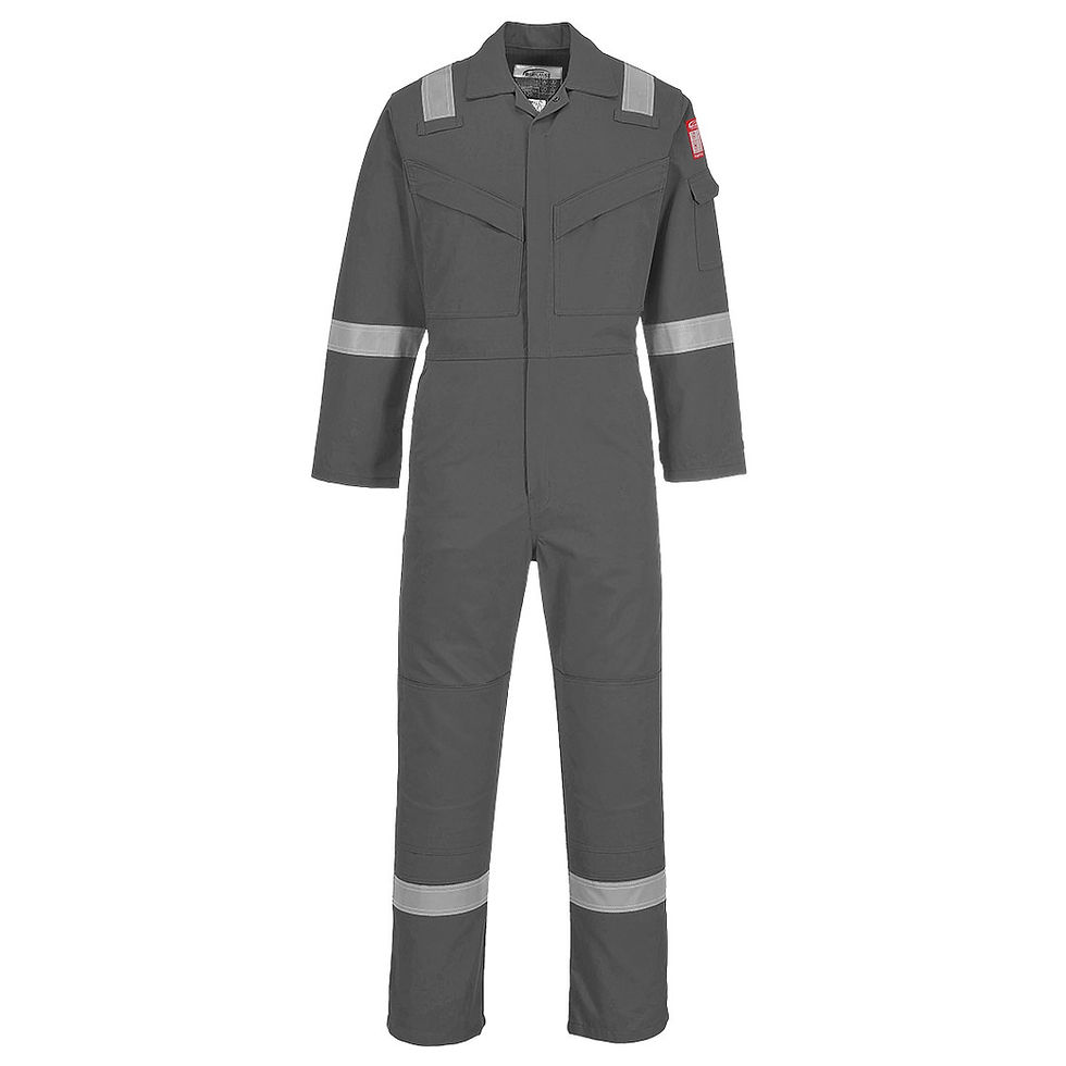 Miniatura: Portwest Grey FR50 FR range flame resistant coverall