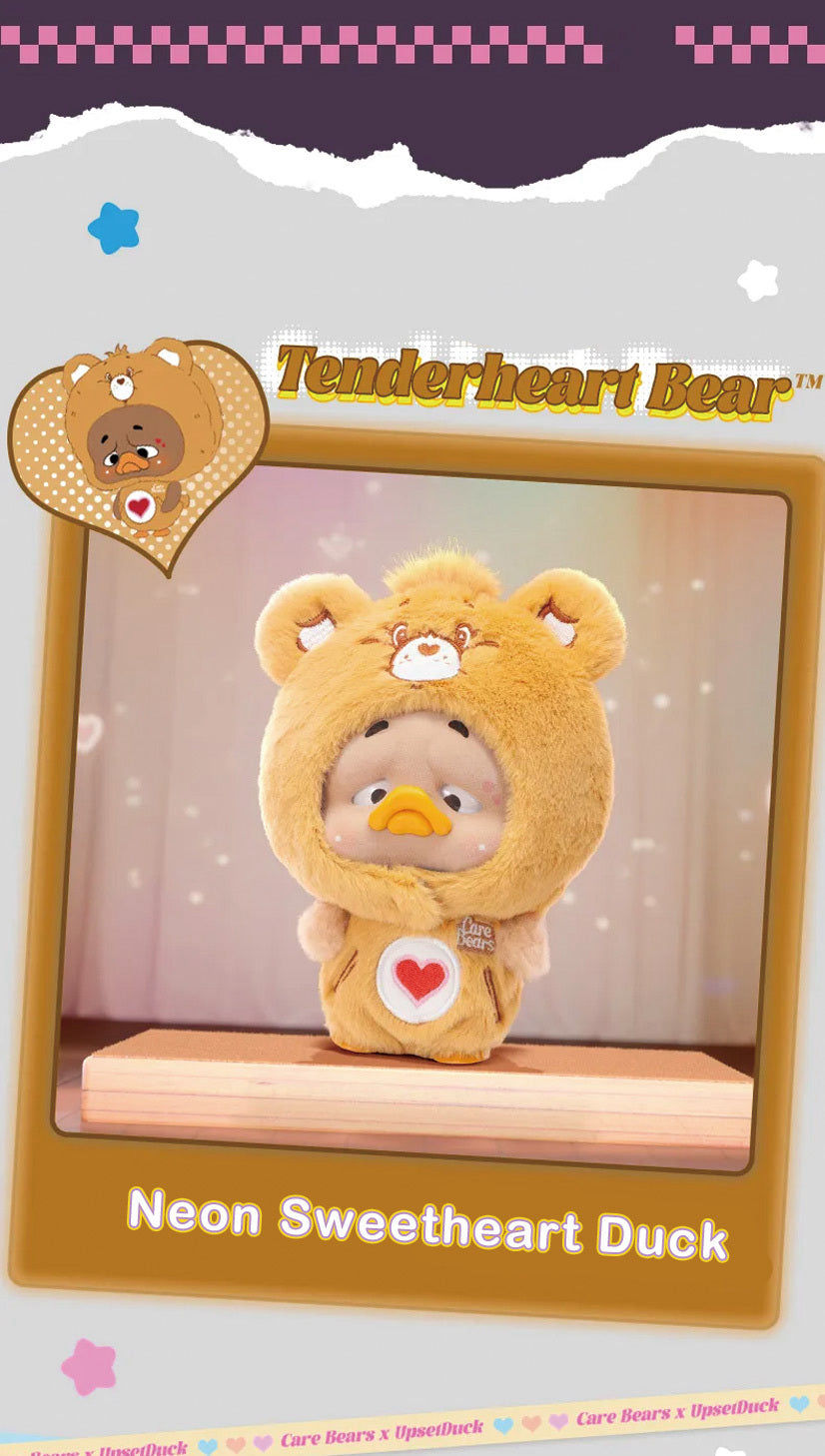 Thumbnail: UPSETDUCK X Care Bears Neon Sweetheart Duck Series Plush Blind Box