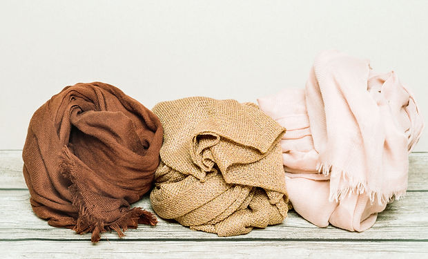 Colorful scarves