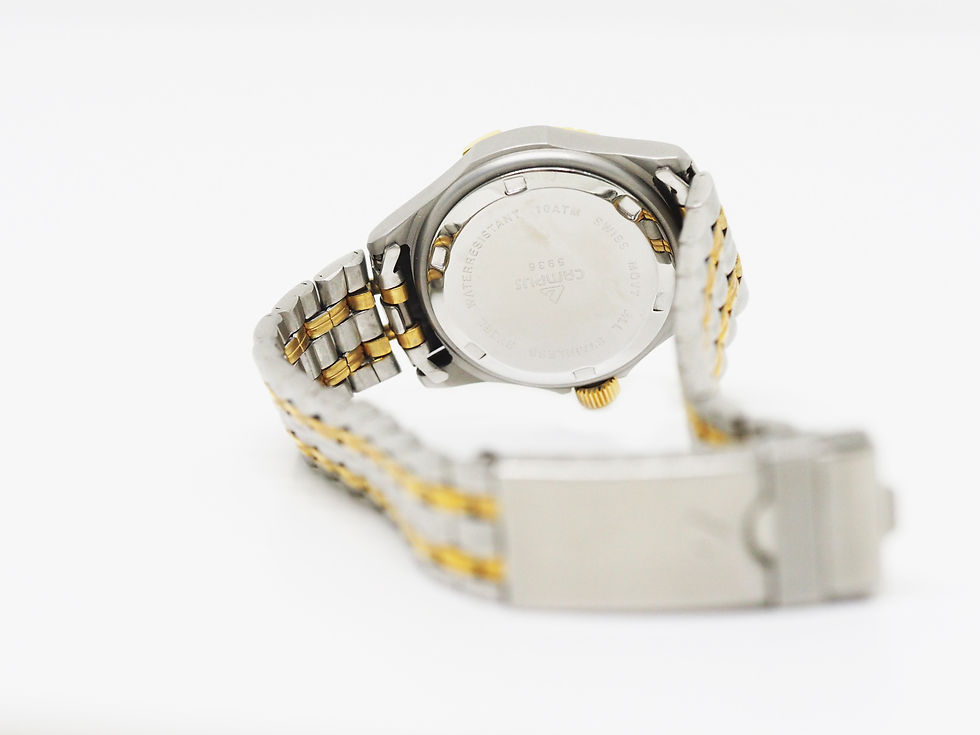 Thumbnail: CAMPUS Sports Classic with date green/gold/bi-colour CA5936STG-YL case back