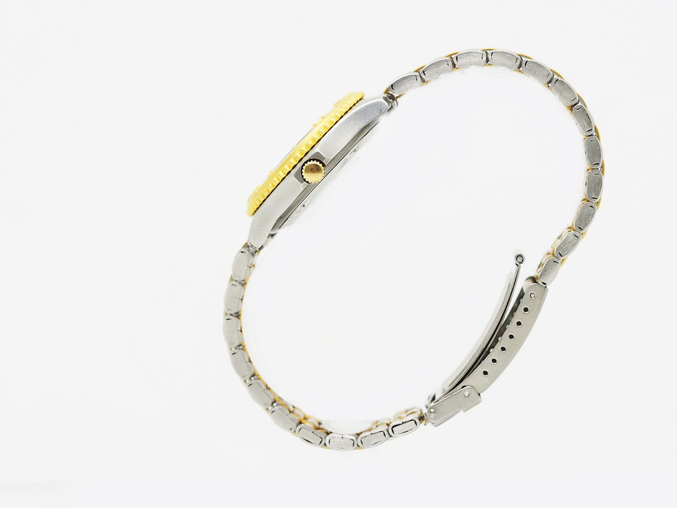 Thumbnail: CAMPUS Sports Classic with date white/gold/bi-colour CA5937STG side view