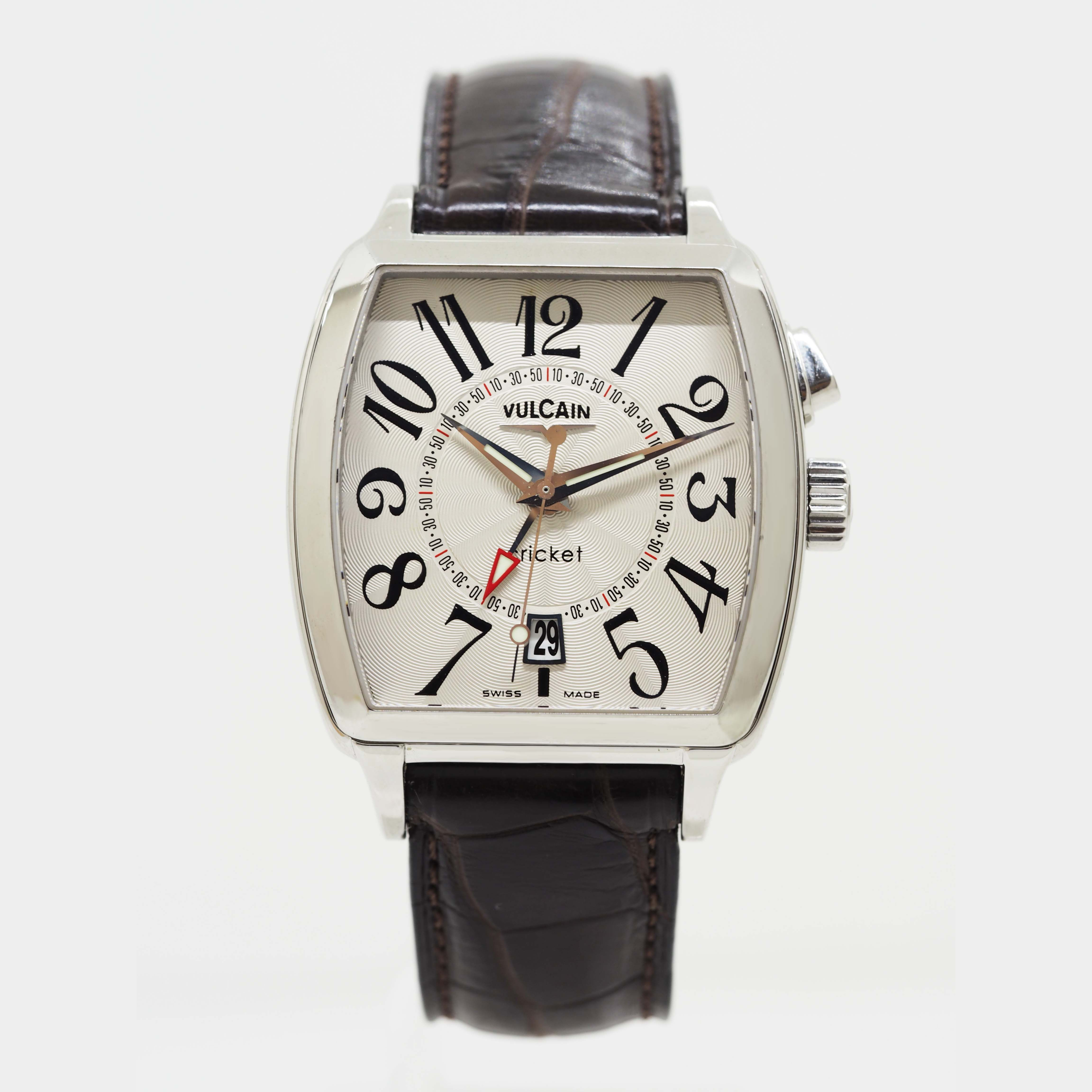 Vulcain Tonneau Millesime 1928 steel VU110109.056LF front view