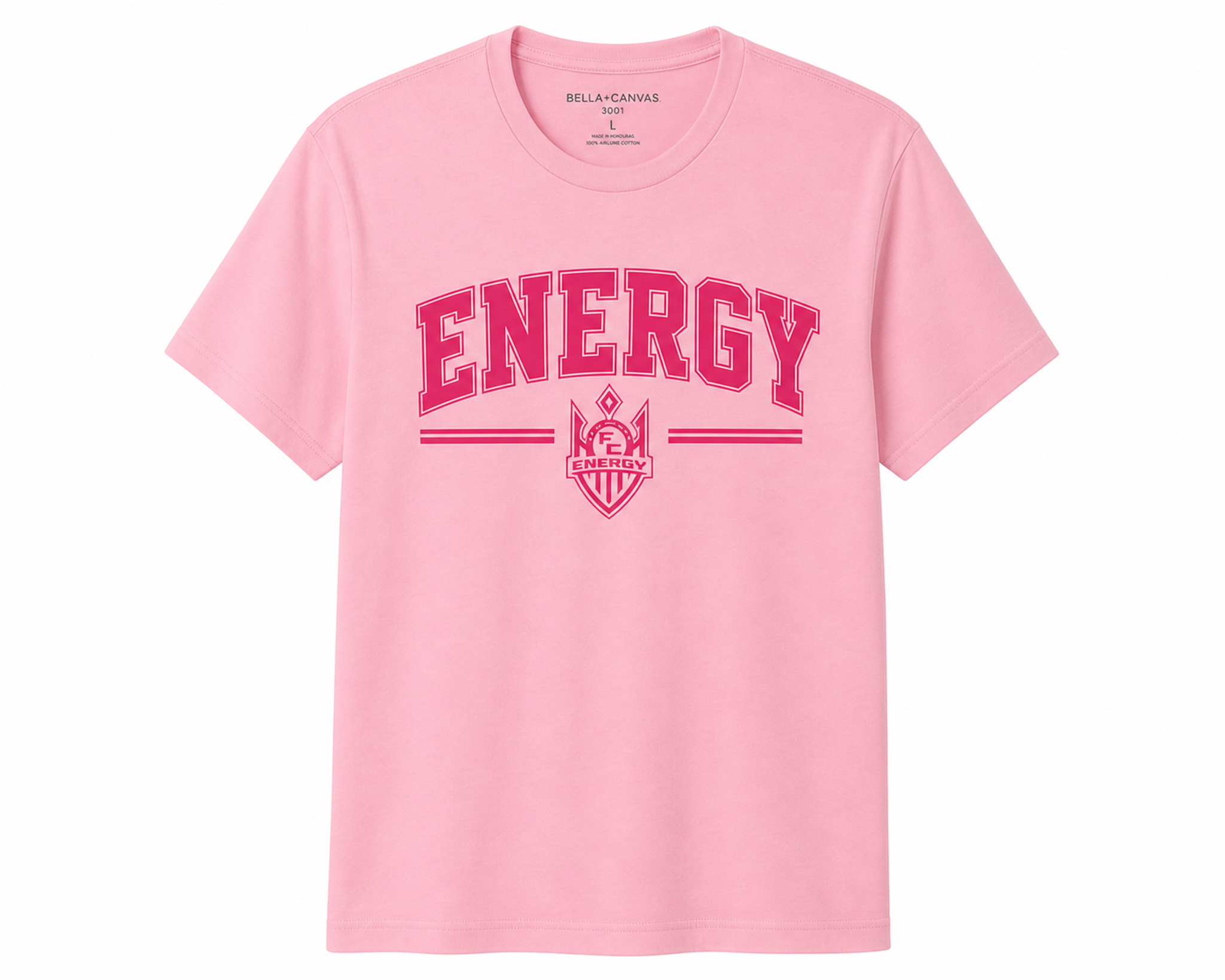 BELLA CANVAS PINK & POWERED TODDLER TEE