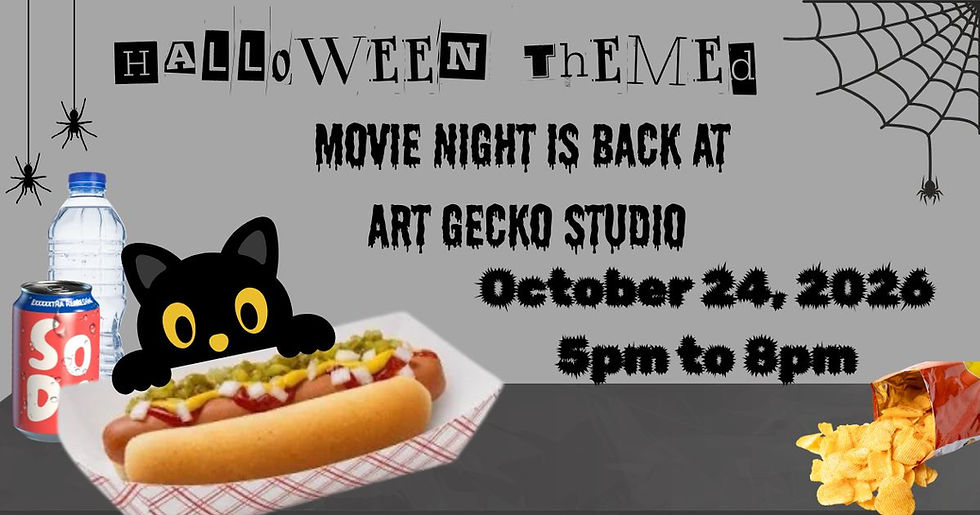 HALLOWEEN MOVIE NIGHT AT THE STUDIO