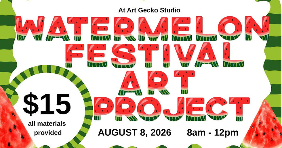 WATERMELON FESTIVAL ART PROJECT