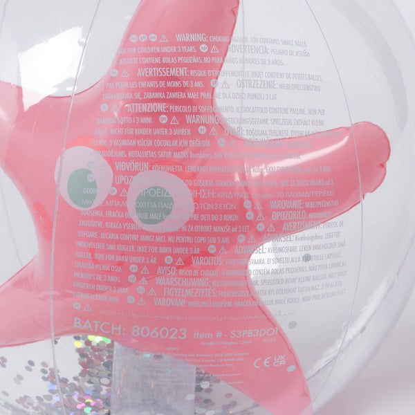 Thumbnail: 3D Inflatable Beach Ball Ocean Treasure Rose