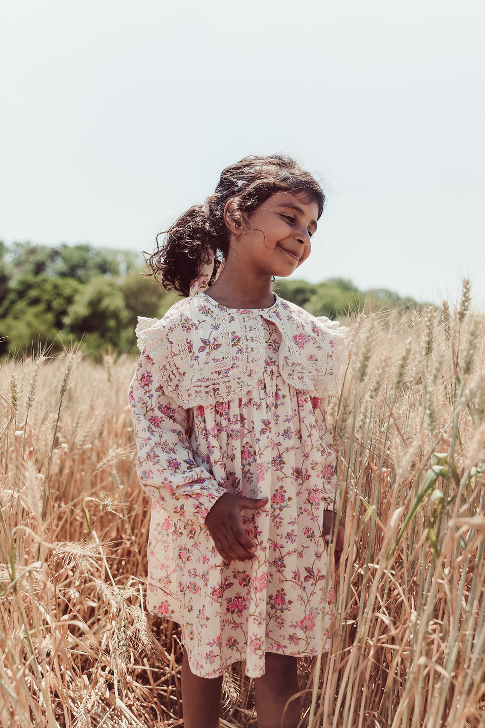 Thumbnail: Arinola Dress - Cream Bucolia Fields