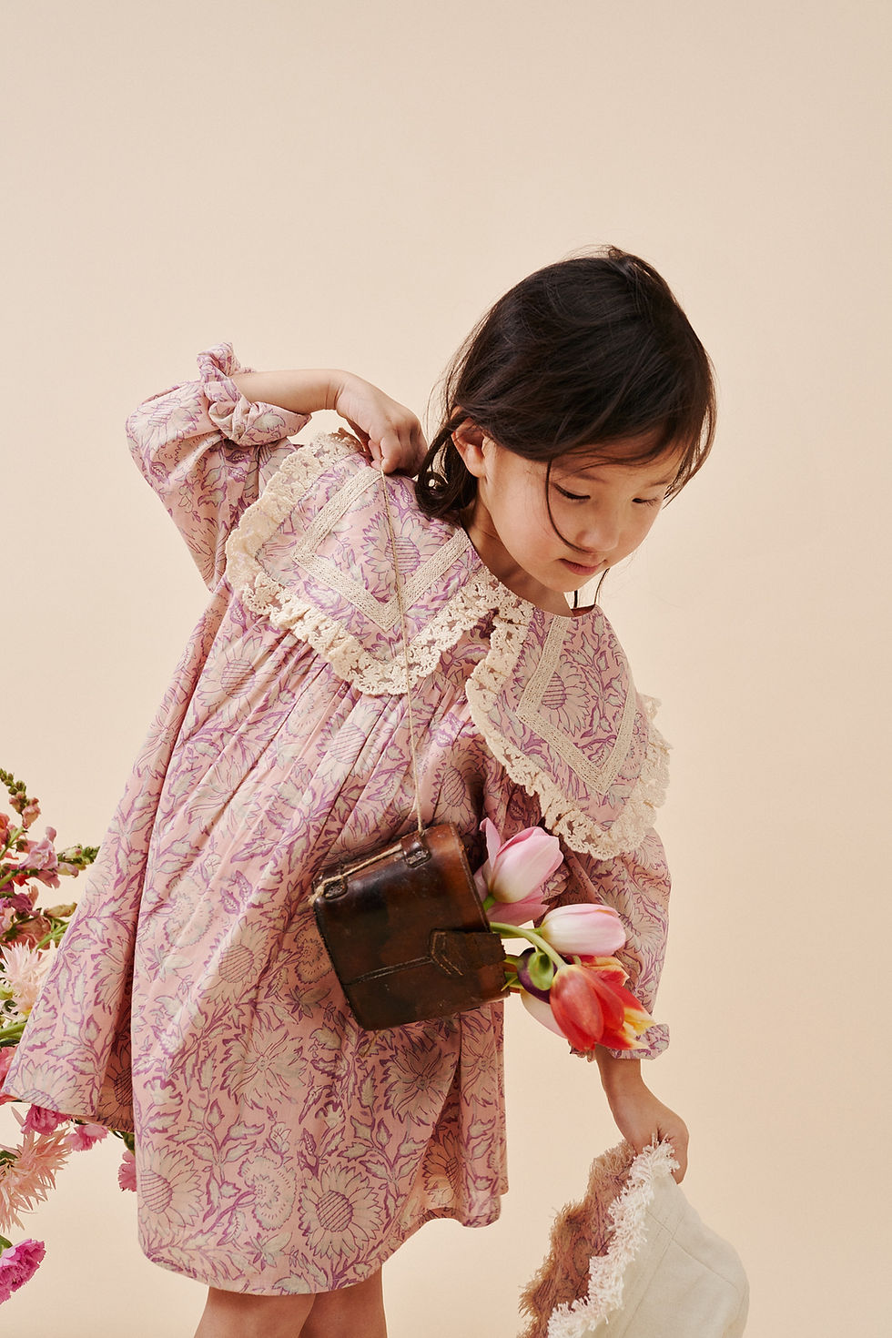Thumbnail: Arinola Dress - Pink Daisy Garden