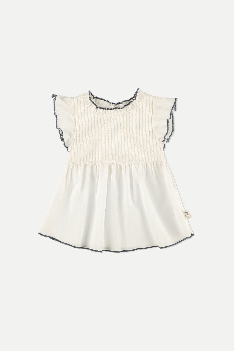Thumbnail: Organic Rib Flutter Baby T-Shirt & Shorts