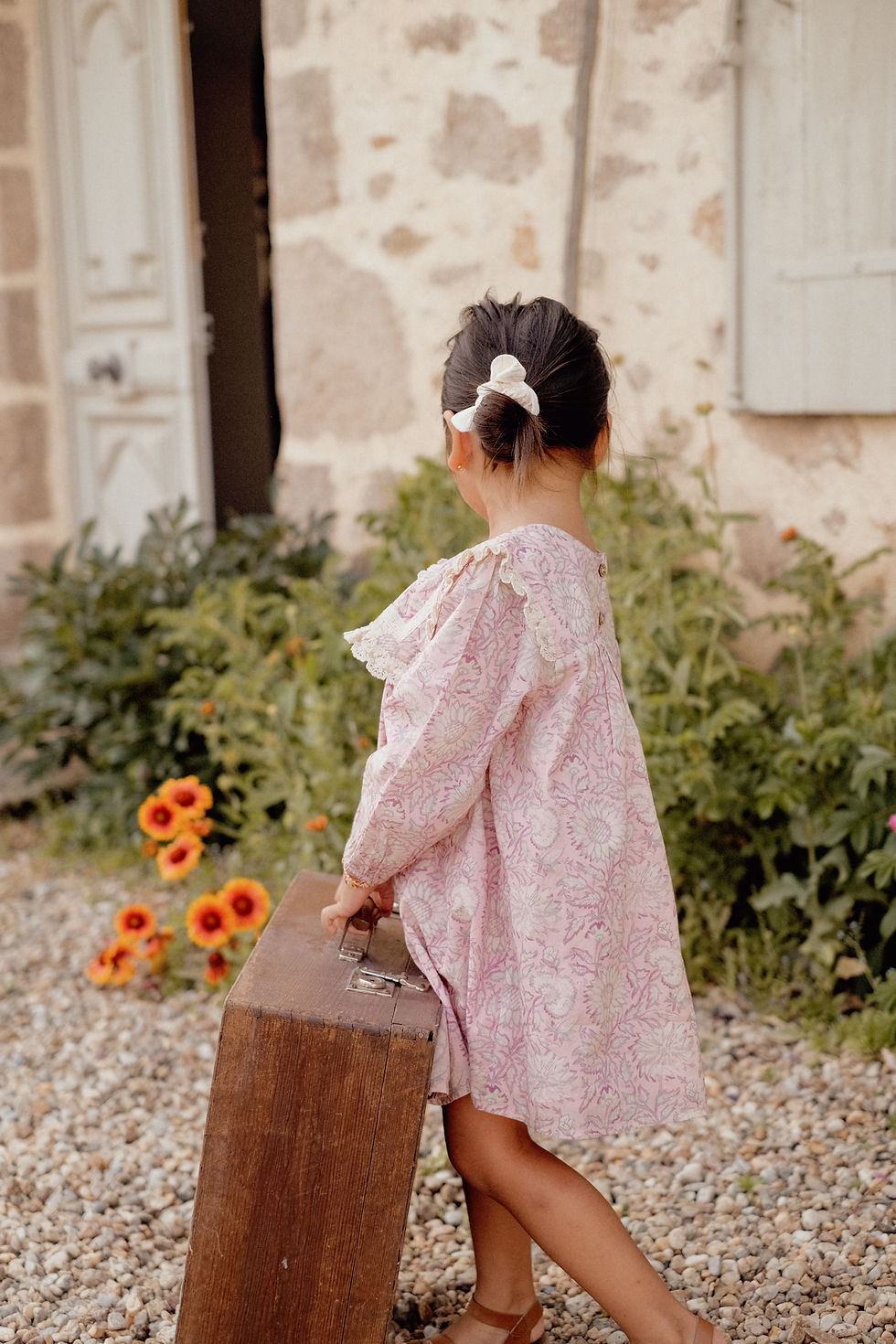 Thumbnail: Arinola Dress - Pink Daisy Garden