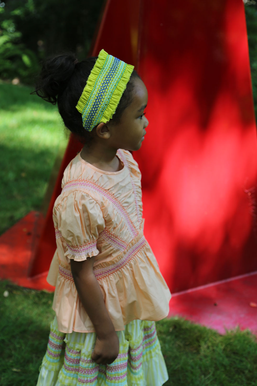 Thumbnail: Pia Sunray Smocked Blouse Sedona