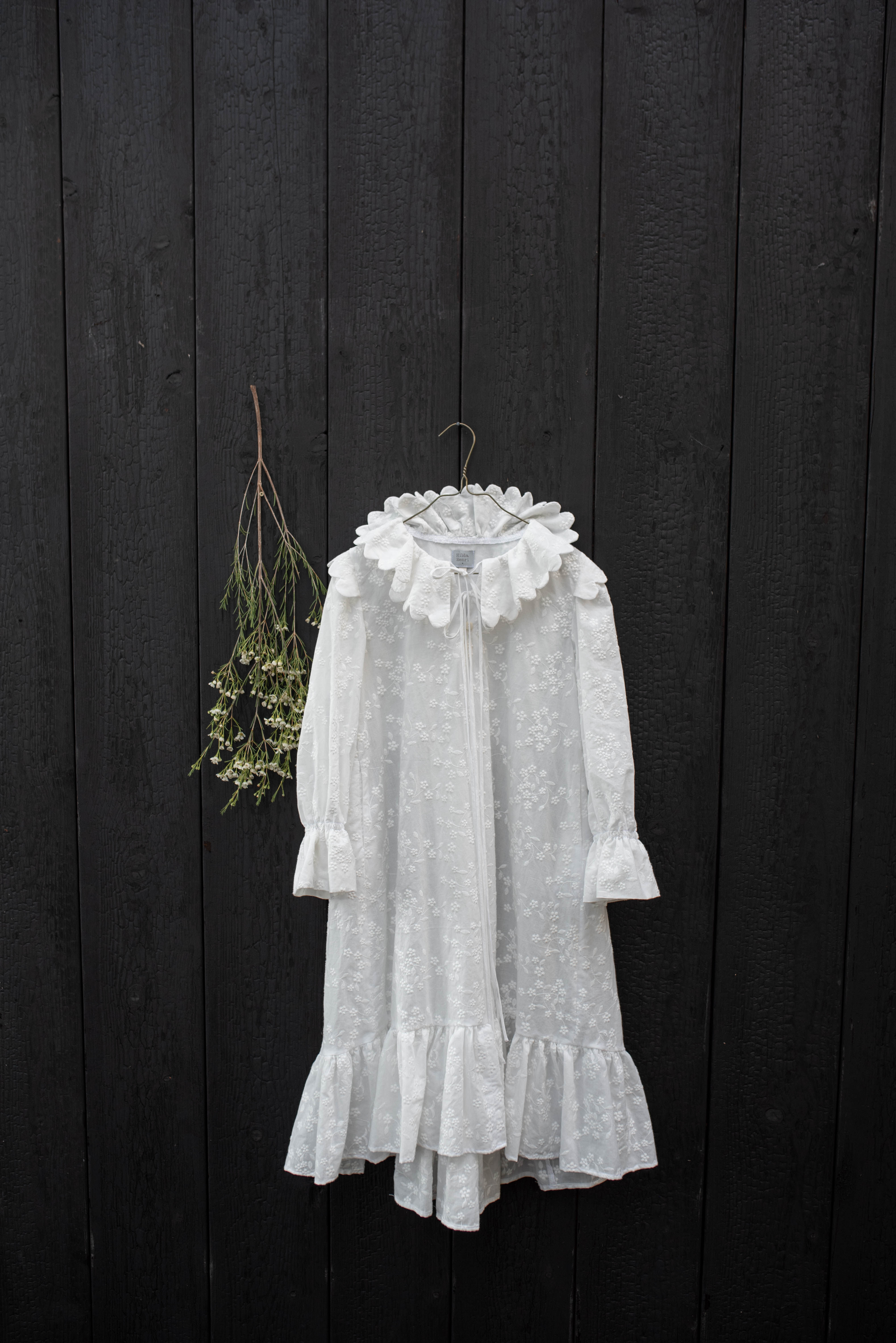 Celia Dress- Ivory Embroidery