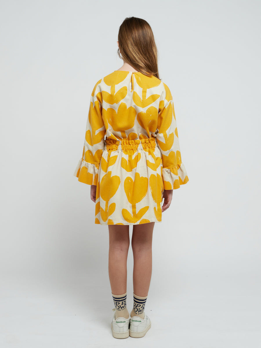 Thumbnail: Big Flower Ruffle Blouse