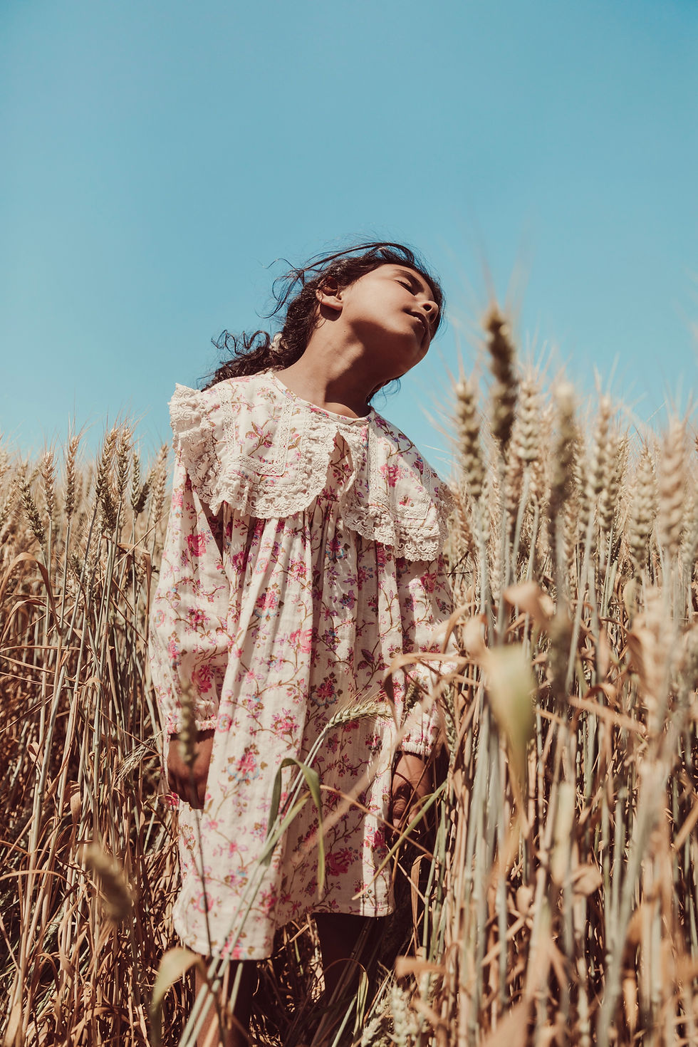 Thumbnail: Arinola Dress - Cream Bucolia Fields