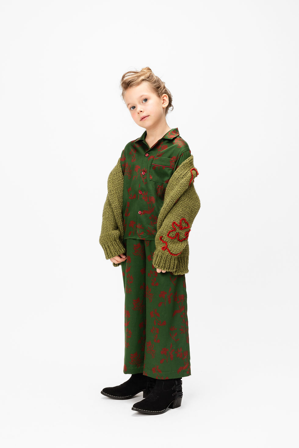 Thumbnail: Handmade Wool Cardigan Ariel