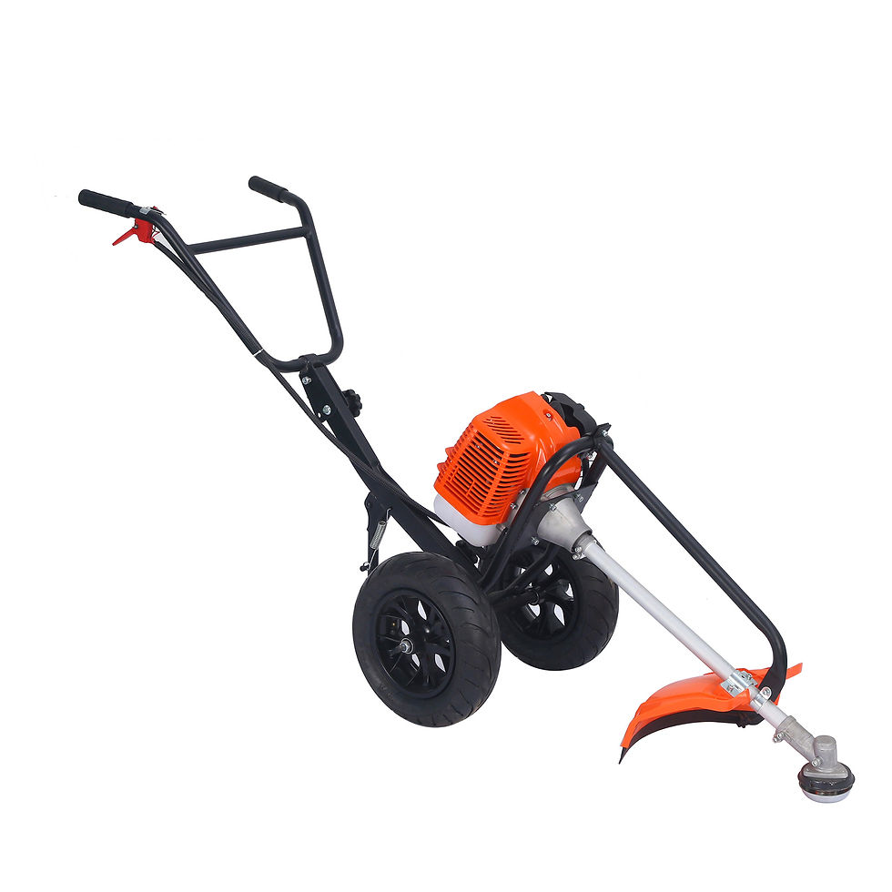 Thumbnail: 4/2 Stroke Push-Type Gasoline Lawn Mower Portable Home Use Weed Trimmer  for Cle
